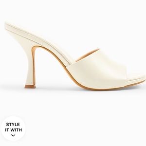 Express Square Toe Mid Heeled Sandals